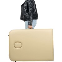 Atlas Sport 70 см XXL PRO с валиком складной 3-с деревянный (бежевый) Image #12