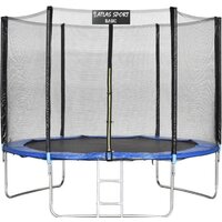 Atlas Sport 252 см - 8ft Basic (с лестницей, внешняя сетка, синий)