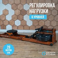 Oxygen Fitness Wood Rower Q1 Image #11
