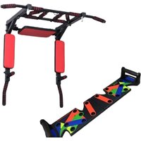 Central Sport Мультихват 3 в 1 c доской для отжиманий (черный/красный)