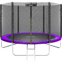 Atlas Sport 312 см - 10ft Basic (с лестницей, внешняя сетка, сливовый) Image #1