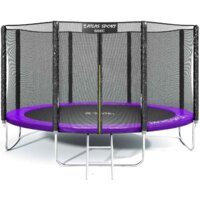 Atlas Sport 404 см - 13ft Basic (с лестницей, внешняя сетка, сливовый)
