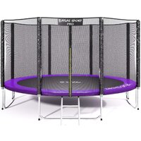 Atlas Sport 404см - 13ft Pro (с лестницей, внешняя сетка, сливовый) Image #1