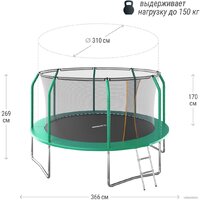 Unix Line Supreme Basic 12 ft (green) Image #2